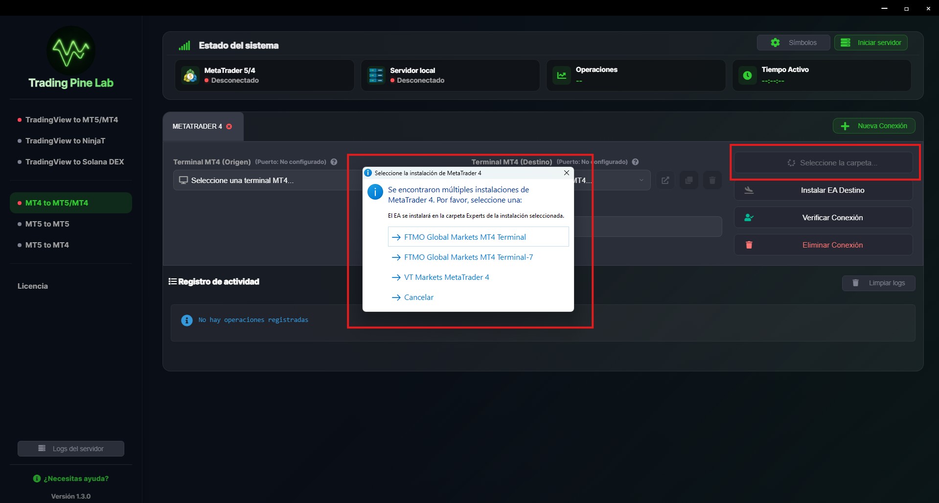 Ustawienia alertów TradingView