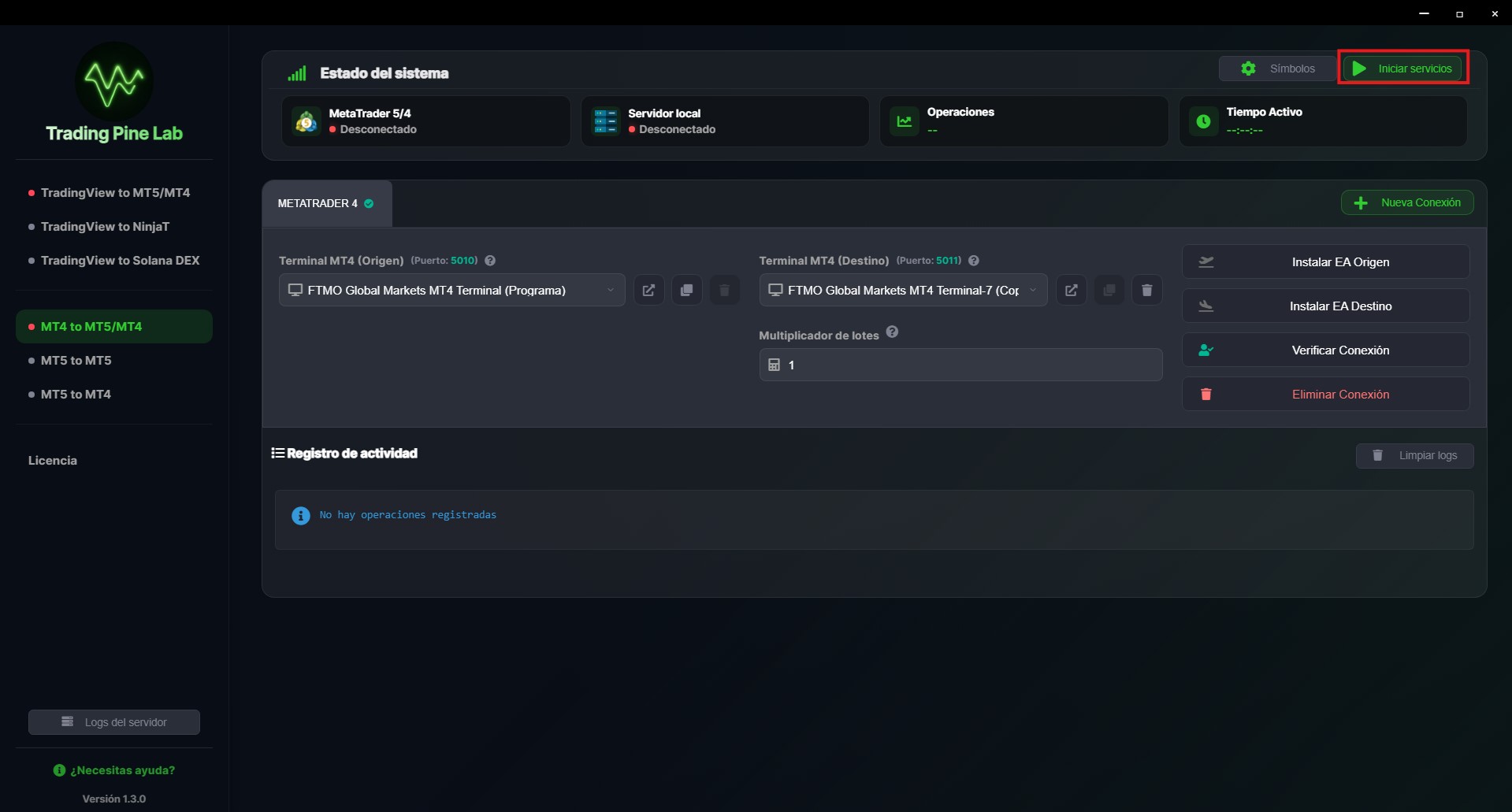 Ustawienia alertów TradingView
