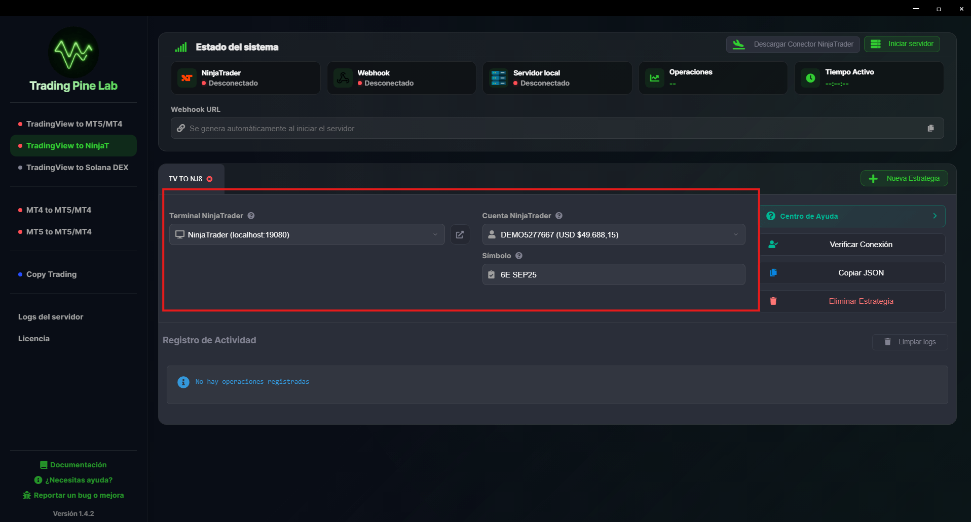 Ustawienia alertów TradingView
