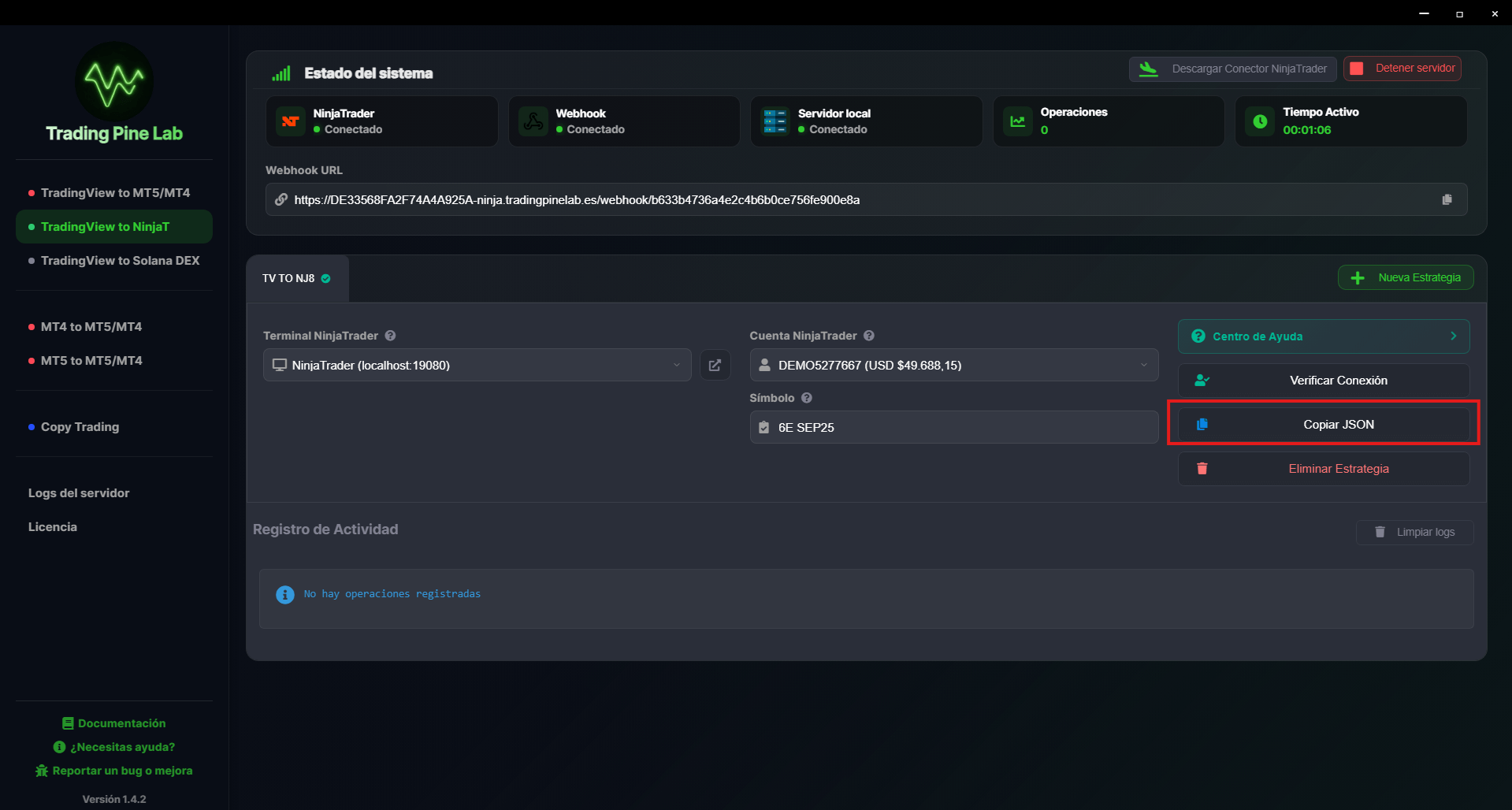 Ustawienia alertów TradingView
